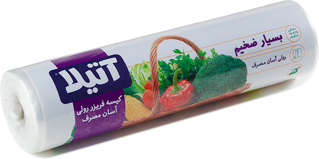 کیسه فریزر 250 عددی شیرینک ضخیم رولی